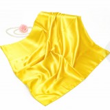            Szatén vékony női kendő - Citromsárga